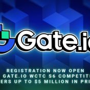 Registration Now Open for Gate.io WCTC S6 Competition, Offers Up To $5 Million in Prize